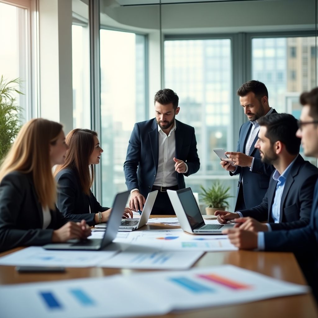 AileBütçem ekibi bir toplantıda finansal planlar üzerinde çalışıyor